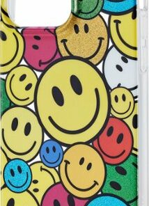 Insignia™ - Hard-Shell Case for iPhone 14 Pro Max - Smiley Face