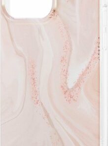 Insignia™ - Hard-Shell Case for iPhone 14 Pro Max - Pink Marble