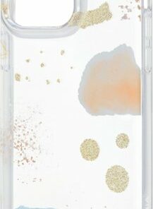 Insignia™ - Hard-Shell Case for iPhone 14 Pro Max - Abstract Glitter