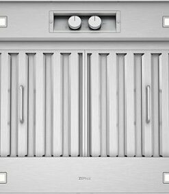 Zephyr - Spruce 42 in. 1200 CFM Insert Mount Range Hood with LED Lighting - Stainless steel
