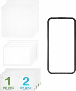 Insignia™ - Anti-Reflective Glass Screen Protector for iPhone 14 Plus and 13 Pro Max (4-Pack) - Clear