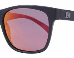 Kreedom - Episode Rove Polarized Sunglasses - Matte Black Smoke Red Mirror