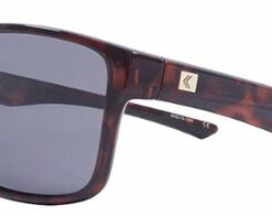 Kreedom - Venture Rove Polarized Sunglasses - Gloss Dark Demi w/ Smoke Lens