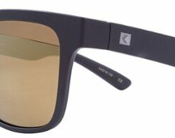 Kreedom - Midway Rove Floating Polarized Sunglasses - Matte Brown Brown Lens Gold Mirror