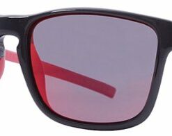 Kreedom - Passage Rove Polarized Sunglasses - Gloss Black Smoke Lens Red Mirror