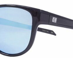 Kreedom - Backroads Rove Polarized Sunglasses - Gloss Black/Smoke Blue Mirror