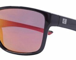 Kreedom - Venture Rove Polarized Sunglasses - Gloss Black Smoke Lens Red Mirror