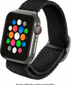 Modal™ - Nylon Watch Band for Apple Watch 38mm, 40mm, 41mm and Apple Watch Series 8 41mm - Black