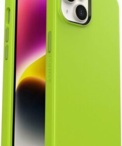 OtterBox - Symmetry Series+ for MagSafe Hard Shell for Apple iPhone 14 and Apple iPhone 13 - Lime All Yours