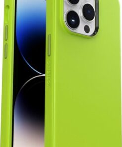OtterBox - Symmetry Series+ for MagSafe Hard Shell for Apple iPhone 14 Pro - Lime All Yours