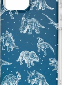 Insignia™ - Hard-Shell Case for iPhone 14 Pro Max - Dinosaurs