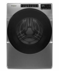 Whirlpool - 4.5 Cu. Ft. High-Efficiency Stackable Front Load Washer with Steam and Quick Wash Cycle - Chrome Shadow