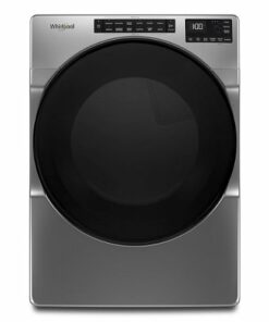 Whirlpool - 7.4 Cu. Ft. Stackable Electric Dryer with Wrinkle Shield - Chrome Shadow