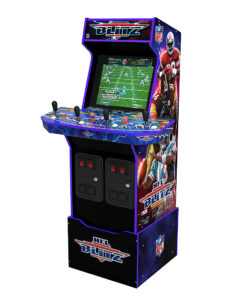Arcade1UP NFL Blitz with Riser and Lit Marquee Arcade Game Machine
