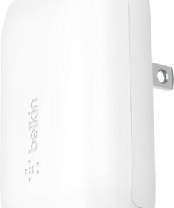 Belkin - 30W USB-C Wall Charger - Fast Charging for iPhone 14/13, Galaxy S23 Ultra, iPad & More - Power Delivery & PPS - White
