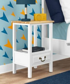 Click Decor - Harris End Table - White