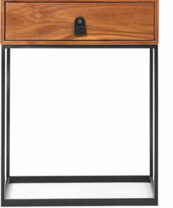 Click Decor - Milo Side Table - Walnut Brown