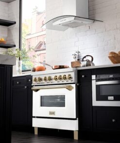 ZLINE - Dual Fuel Range with Gas Stove and Electric Oven in DuraSnow® Stainless Steel with White Matte Door - Stainless steel 3