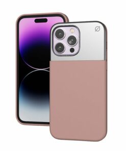 Atom Studios - Split Silicone Phone Case with Magsafe for Apple iPhone 14 Pro Max - Pink Clay