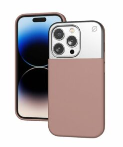 Atom Studios - Split Silicone Phone Case with Magsafe for Apple iPhone 14 Pro - Pink Clay