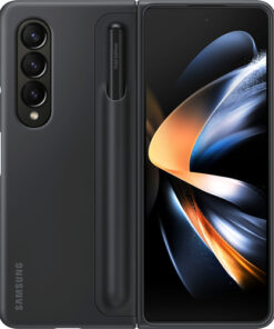 Samsung - Standing Cover with S Pen for Galaxy Z Fold4 - Black