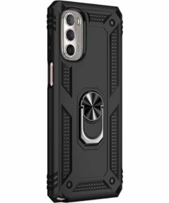 SaharaCase - Military Kickstand Series Case for Motorola Moto G Stylus 5G (2022) - Black