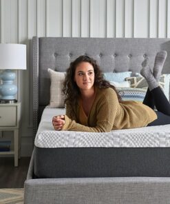 Sealy - Essentials 12 Inch Hybrid Mattress in a Box, Soft, Twin XL - White