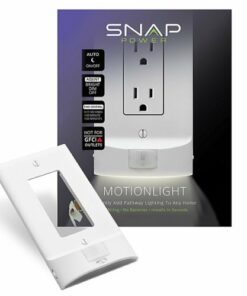 SnapPower - MotionLight Décor Outlet Wall Plate - White