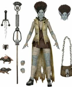 NECA - Universal Monsters/Teenage Mutant Ninja Turtles 7” Scale Action Figure - April as The Bride of Frankenstein