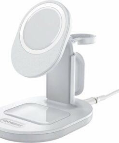 OtterBox - 3-in-1 Charging Station for MagSafe - White