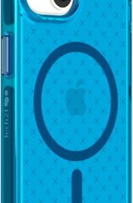 Tech21 - EvoCheck Case with MagSafe for Apple iPhone 14 - Classic Blue