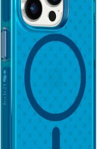 Tech21 - EvoCheck Case with MagSafe for Apple iPhone 14 Pro - Classic Blue