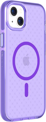 Tech21 - EvoCheck Case with MagSafe for Apple iPhone 14 Plus - Wondrous Purple