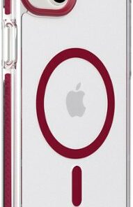 Tech21 - EvoCrystal Case with MagSafe for Apple iPhone 14 Plus - Burgundy