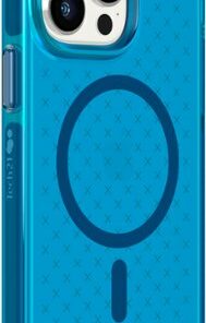 Tech21 - EvoCheck Case with MagSafe for Apple iPhone 14 Pro Max - Classic Blue