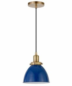 Camden&Wells - Madison Pendant Light - Blue/Brass 0