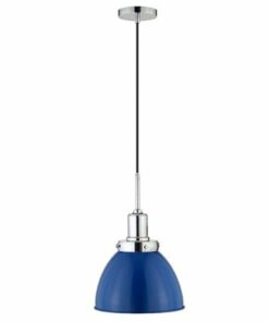 Camden&Wells - Madison Pendant Light - Blue/Polished Nickel 0