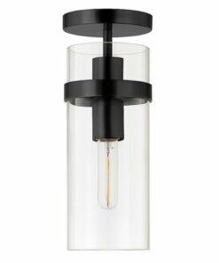 Camden&Wells - Langdon Semi Flush Mount Light - Blackened Bronze