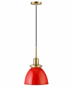 Camden&Wells - Madison Pendant Light - Poppy Red 1