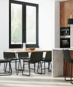 Simpli Home - Warner Dining Chair (Set of 2) - Distressed Charcoal Grey