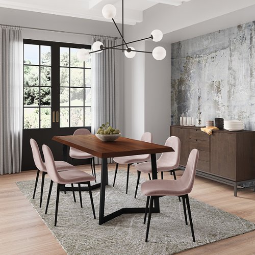 Simpli Home - Alpine Dining Chair (Set of 2) - Rose