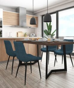 Simpli Home - Rosemead Dining Chair (Set of 2) - Blue