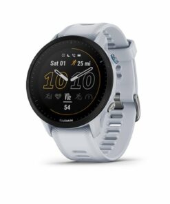 Garmin - Forerunner 955 GPS Smartwatch 47 mm Fiber-reinforced polymer - Whitestone