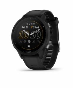 Garmin - Forerunner 955 GPS Smartwatch 47 mm Fiber-reinforced polymer - Black