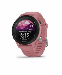 Garmin - Forerunner 255S GPS Smartwatch 41 mm Fiber-reinforced polymer - Light Pink