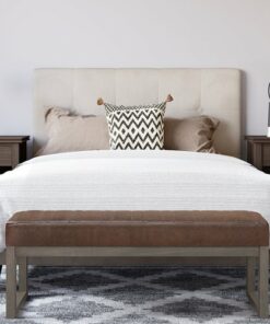Simpli Home - Casey Ottoman Bench - Distressed Chestnut Brown