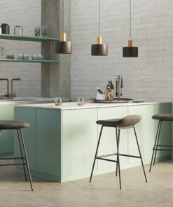 Simpli Home - Dafney Counter Height Stool (Set of 2) - Distressed Charcoal Grey 0