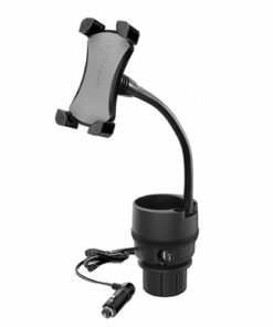 ToughTested - Powered Cupholder Mount with Dual USB - Black
