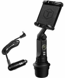 ToughTested - Boom Vehicle Cupholder Mount for Most Cell Phones - Black