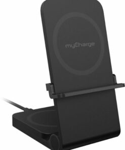 myCharge - 3-in-1 15W Qi Fast Charge Wireless Charging Stand for most Cell Phones - Gray